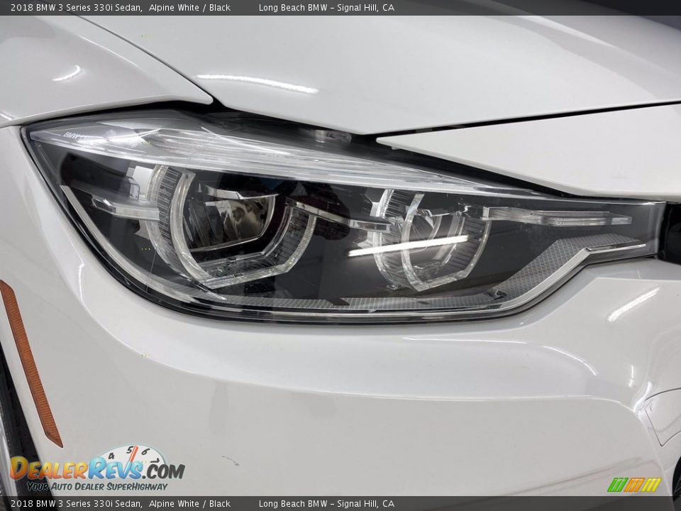 2018 BMW 3 Series 330i Sedan Alpine White / Black Photo #7