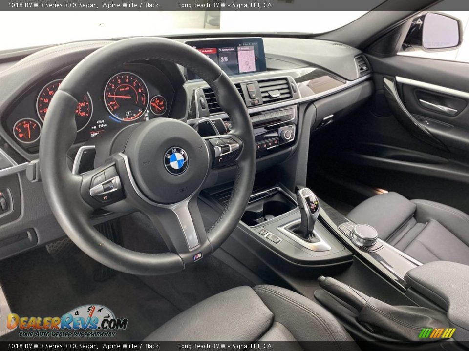 2018 BMW 3 Series 330i Sedan Alpine White / Black Photo #16