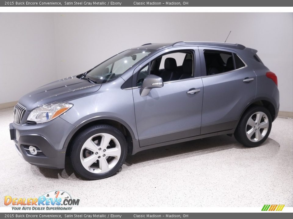 2015 Buick Encore Convenience Satin Steel Gray Metallic / Ebony Photo #3