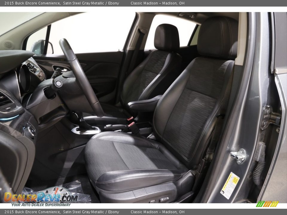 2015 Buick Encore Convenience Satin Steel Gray Metallic / Ebony Photo #5