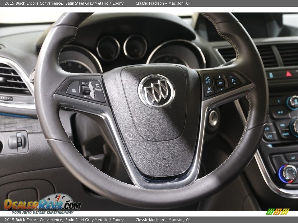 2015 Buick Encore Convenience Satin Steel Gray Metallic / Ebony Photo #7