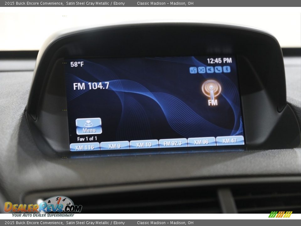 2015 Buick Encore Convenience Satin Steel Gray Metallic / Ebony Photo #10