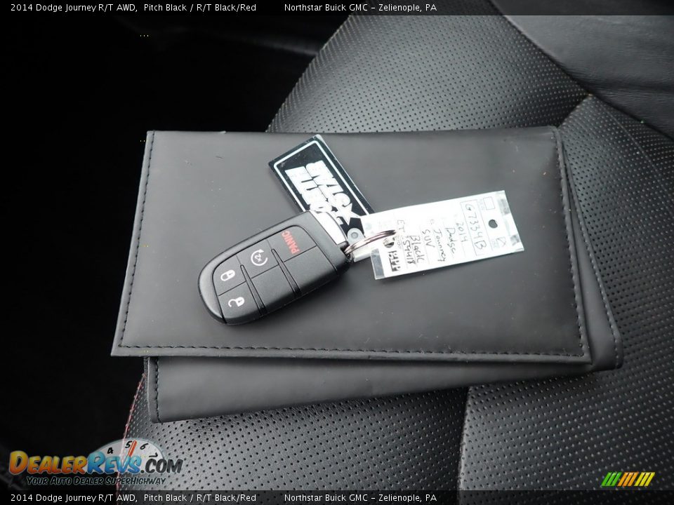 2014 Dodge Journey R/T AWD Pitch Black / R/T Black/Red Photo #29