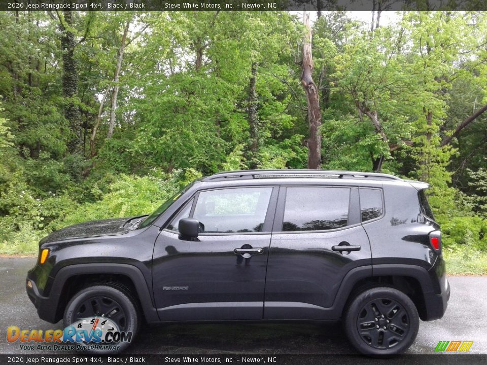 2020 Jeep Renegade Sport 4x4 Black / Black Photo #1