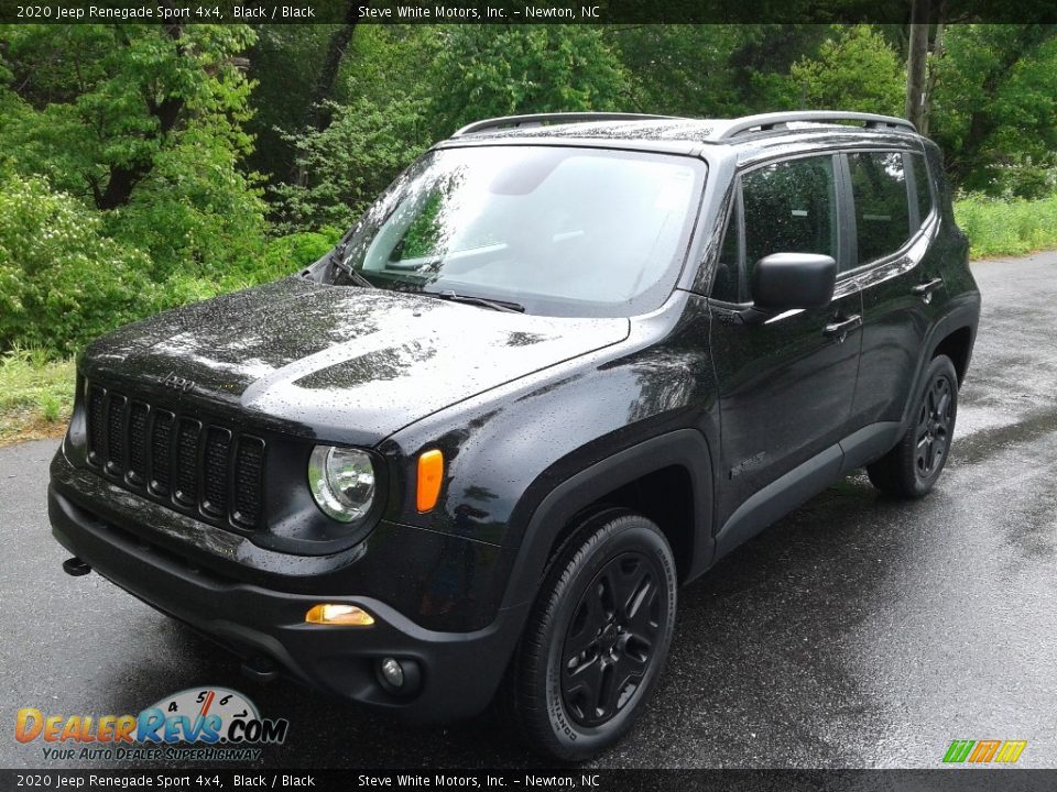 2020 Jeep Renegade Sport 4x4 Black / Black Photo #2