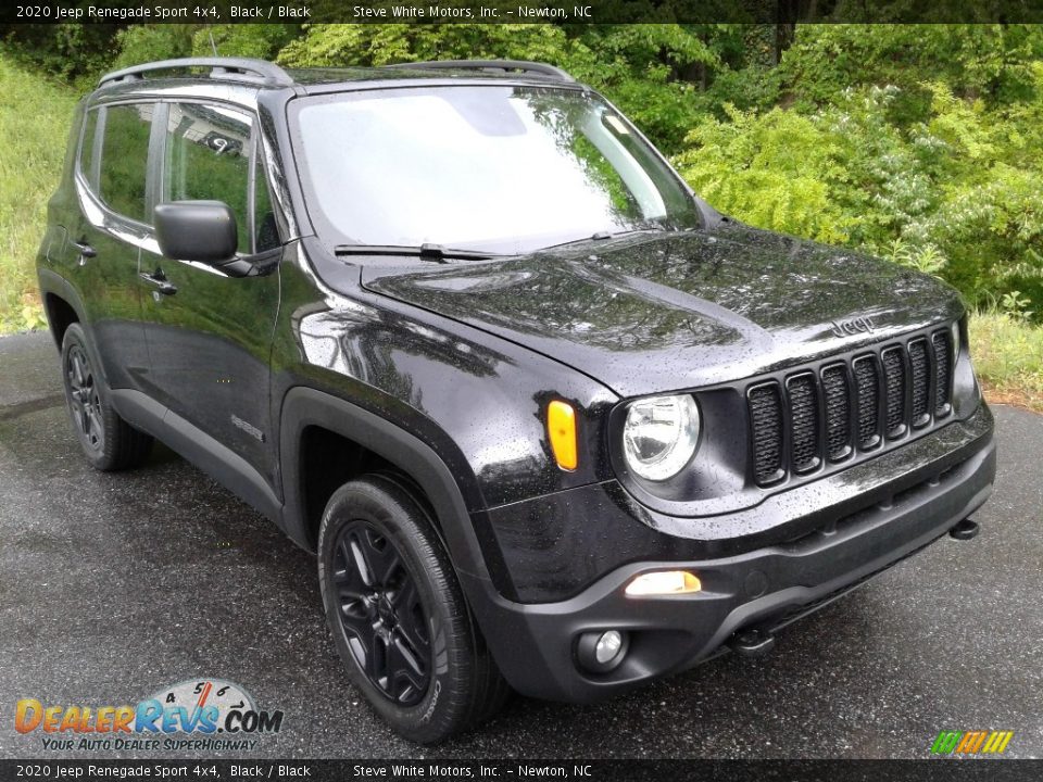 2020 Jeep Renegade Sport 4x4 Black / Black Photo #4