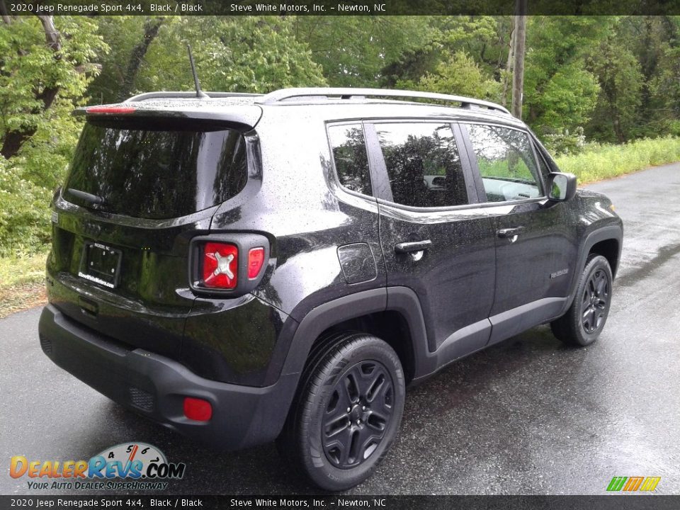 2020 Jeep Renegade Sport 4x4 Black / Black Photo #6