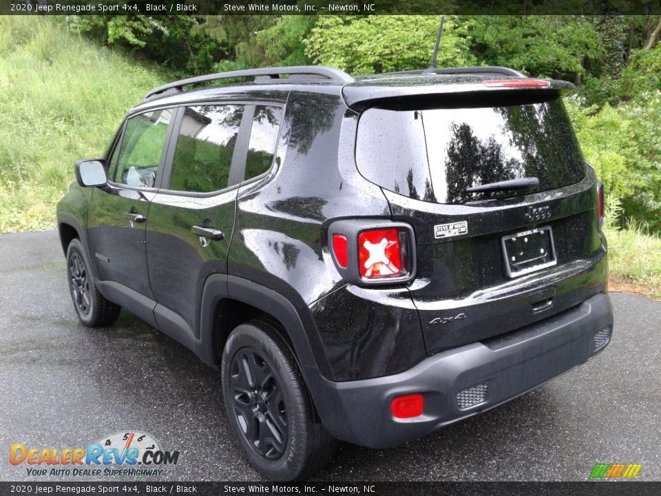 2020 Jeep Renegade Sport 4x4 Black / Black Photo #8