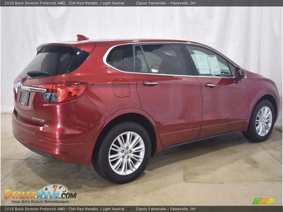 2018 Buick Envision Preferred AWD Chili Red Metallilc / Light Neutral Photo #2