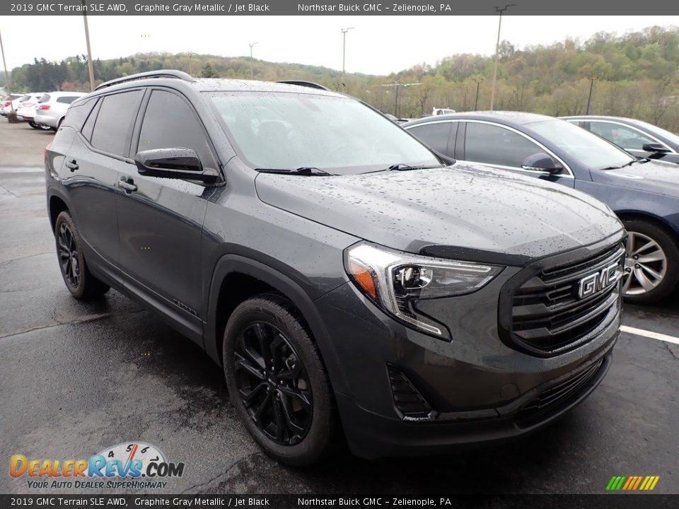 2019 GMC Terrain SLE AWD Graphite Gray Metallic / Jet Black Photo #3