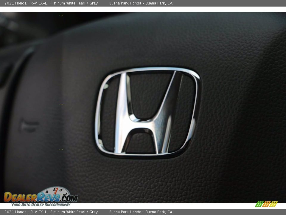 2021 Honda HR-V EX-L Platinum White Pearl / Gray Photo #21