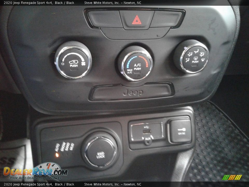 2020 Jeep Renegade Sport 4x4 Black / Black Photo #24