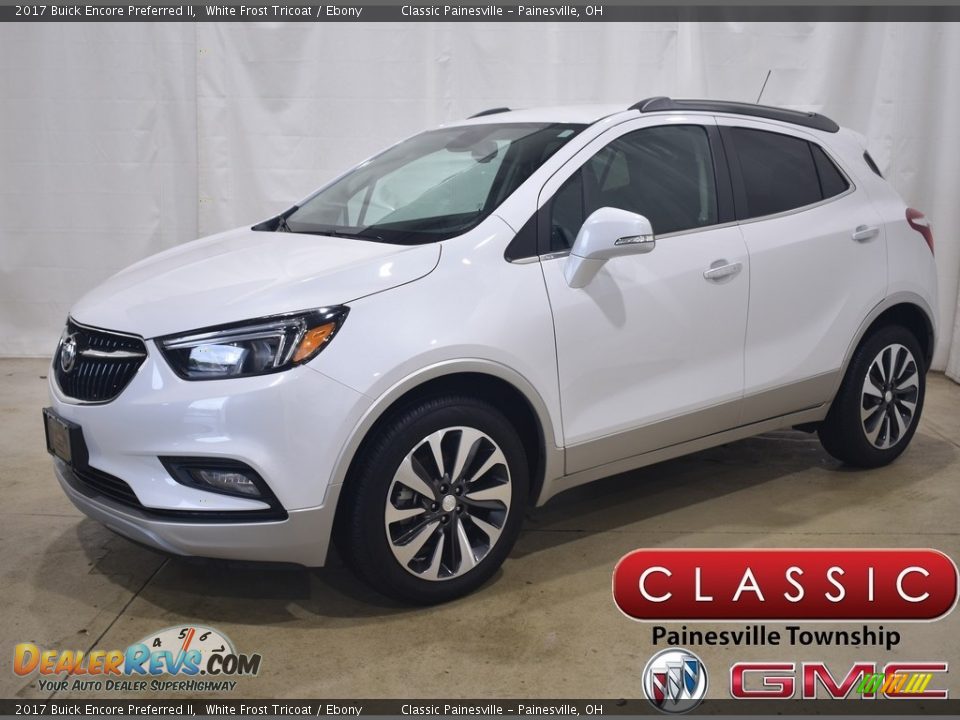 2017 Buick Encore Preferred II White Frost Tricoat / Ebony Photo #1