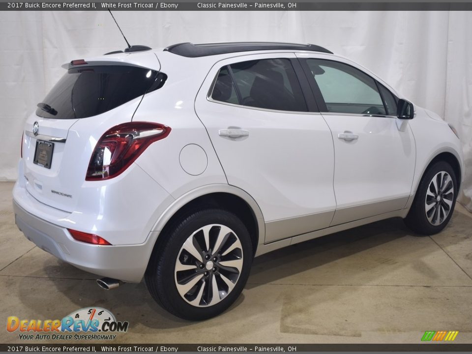 2017 Buick Encore Preferred II White Frost Tricoat / Ebony Photo #2