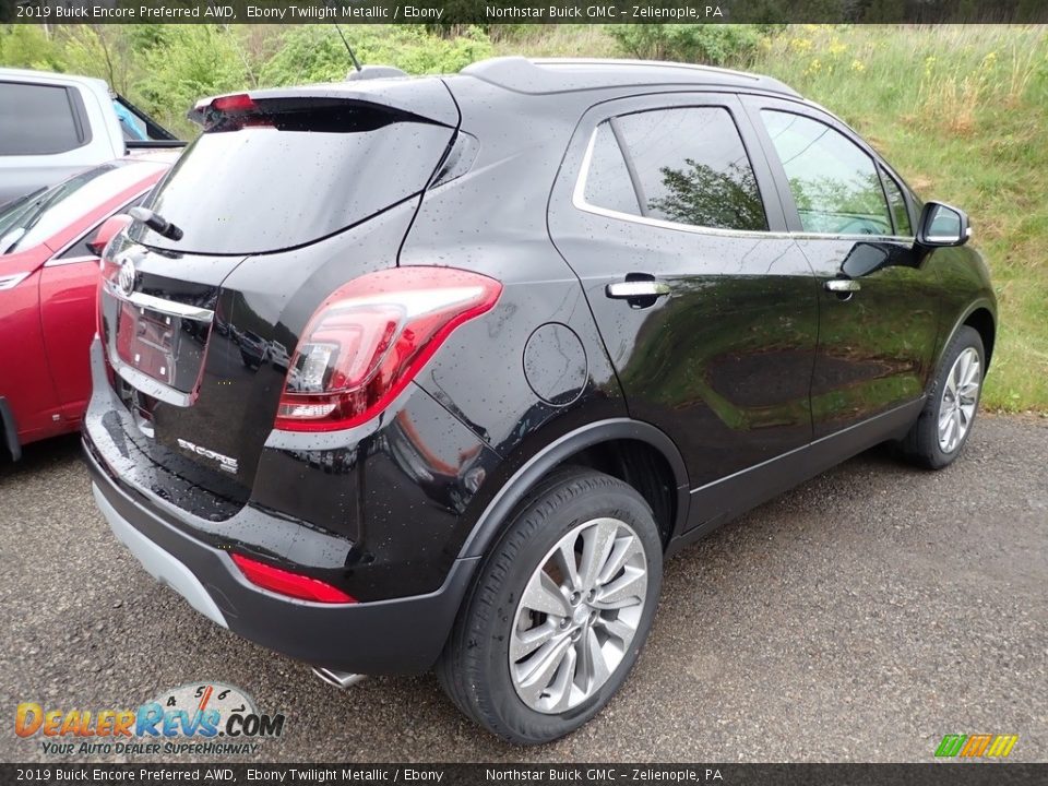 2019 Buick Encore Preferred AWD Ebony Twilight Metallic / Ebony Photo #5