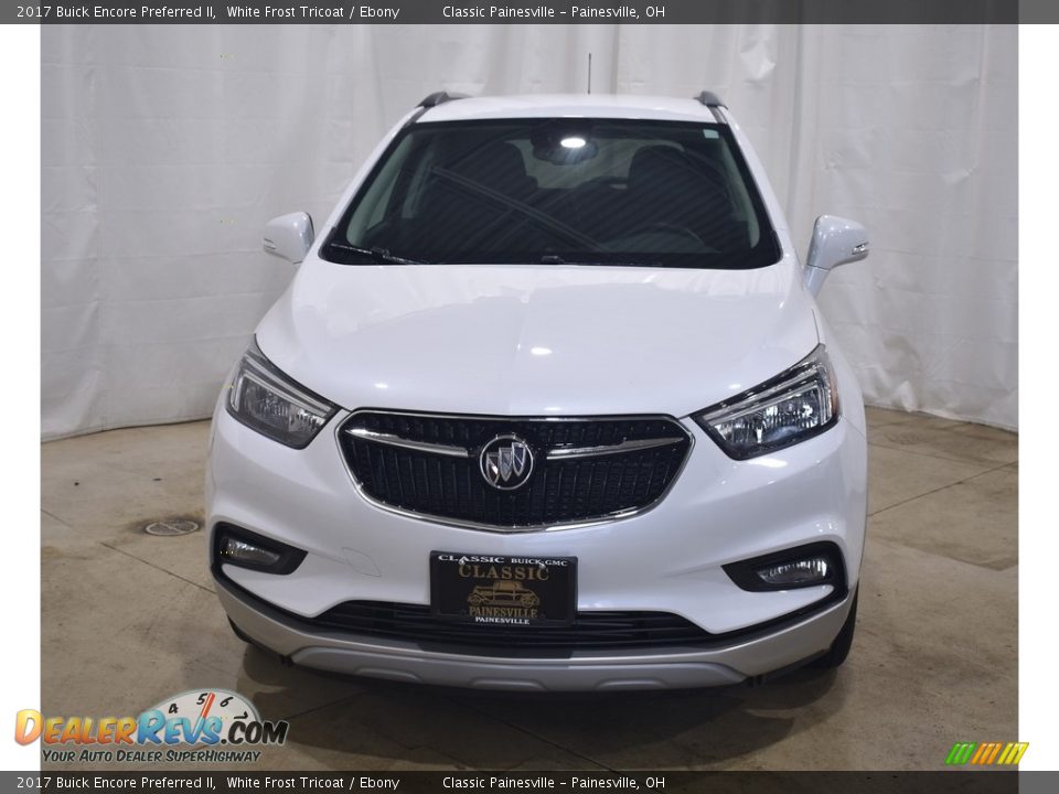 2017 Buick Encore Preferred II White Frost Tricoat / Ebony Photo #4