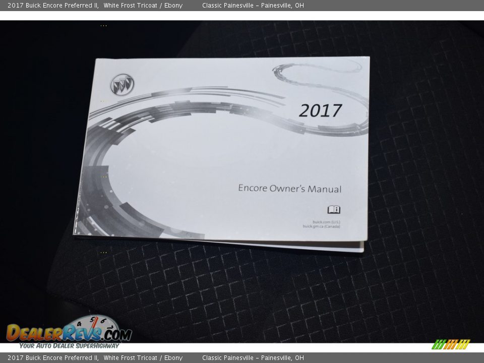 2017 Buick Encore Preferred II White Frost Tricoat / Ebony Photo #16