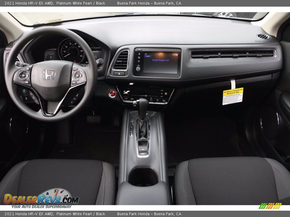 2021 Honda HR-V EX AWD Platinum White Pearl / Black Photo #12