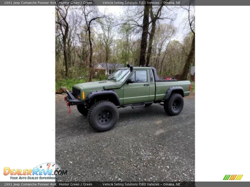 Hunter Green 1991 Jeep Comanche Pioneer 4x4 Photo #1