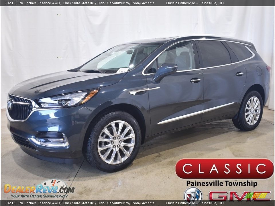 2021 Buick Enclave Essence AWD Dark Slate Metallic / Dark Galvanized w/Ebony Accents Photo #1