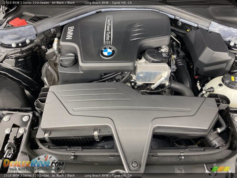 2018 BMW 3 Series 320i Sedan Jet Black / Black Photo #12