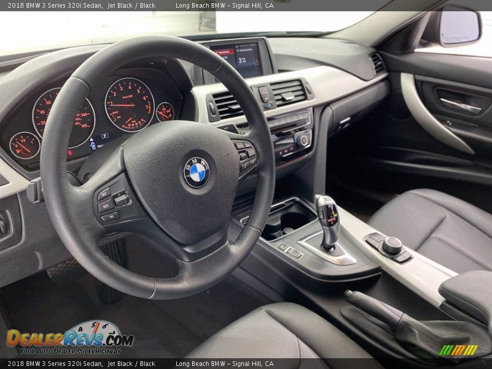 2018 BMW 3 Series 320i Sedan Jet Black / Black Photo #16