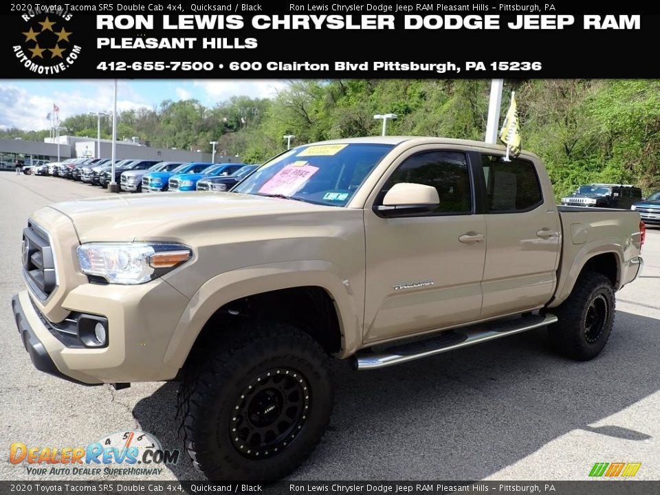 2020 Toyota Tacoma SR5 Double Cab 4x4 Quicksand / Black Photo #1