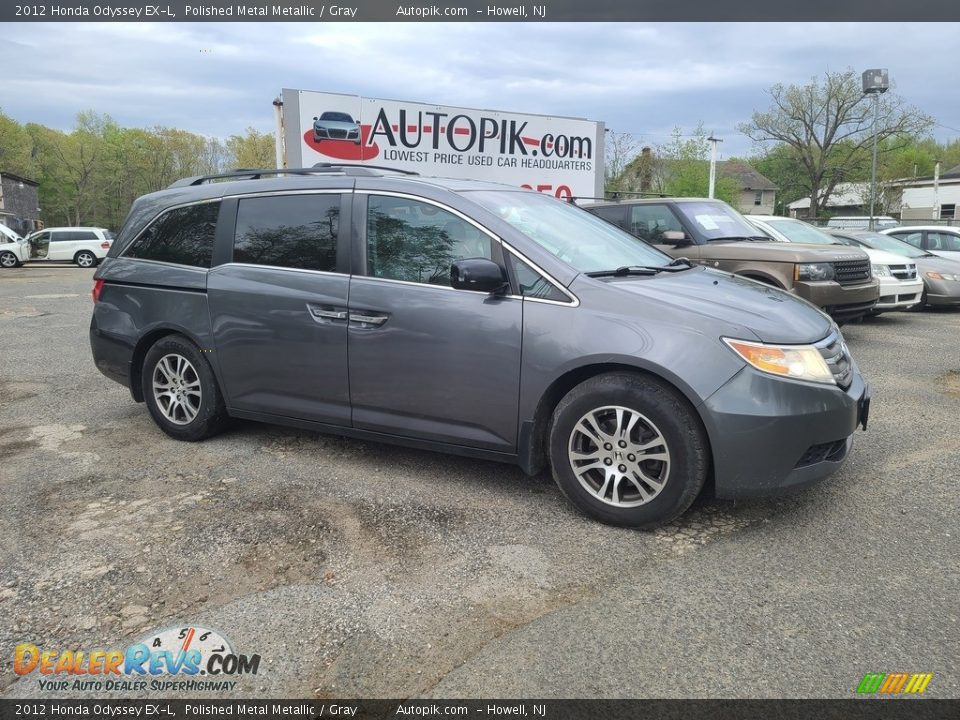 2012 Honda Odyssey EX-L Polished Metal Metallic / Gray Photo #2