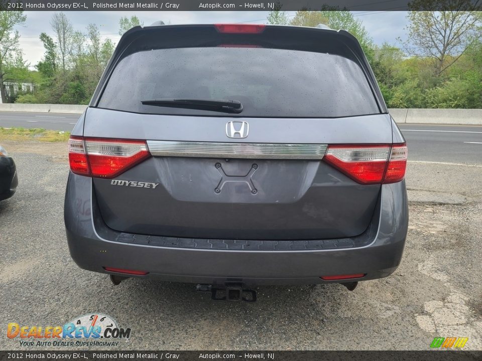 2012 Honda Odyssey EX-L Polished Metal Metallic / Gray Photo #6