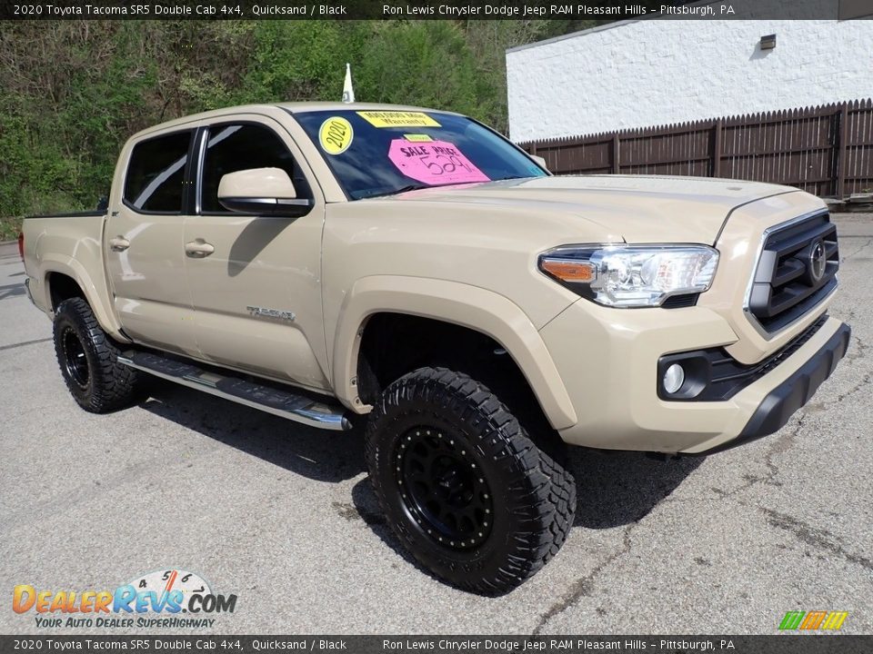 2020 Toyota Tacoma SR5 Double Cab 4x4 Quicksand / Black Photo #7