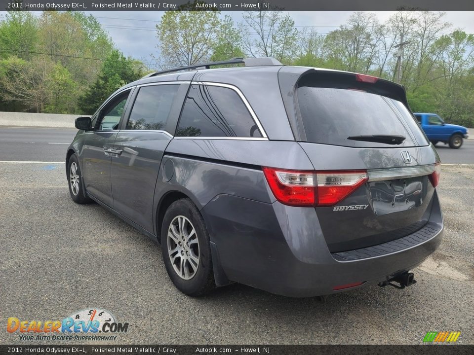 2012 Honda Odyssey EX-L Polished Metal Metallic / Gray Photo #7