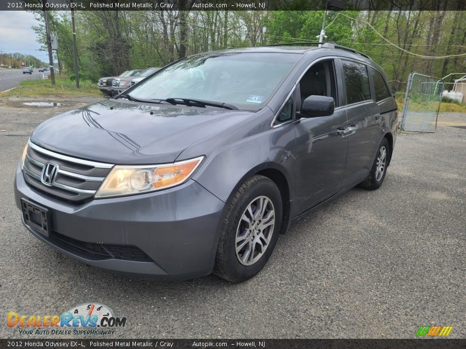 2012 Honda Odyssey EX-L Polished Metal Metallic / Gray Photo #9