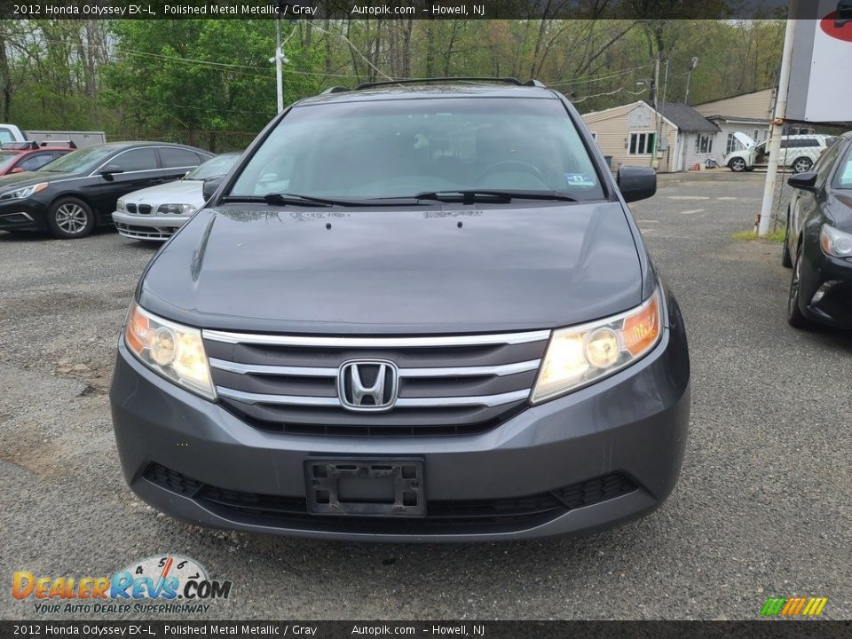 2012 Honda Odyssey EX-L Polished Metal Metallic / Gray Photo #10