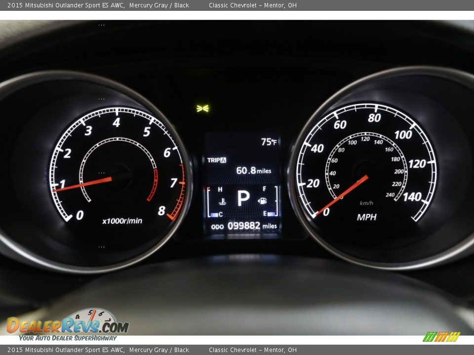 2015 Mitsubishi Outlander Sport ES AWC Gauges Photo #8