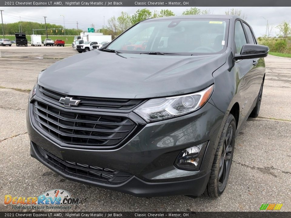 2021 Chevrolet Equinox LT AWD Nightfall Gray Metallic / Jet Black Photo #1