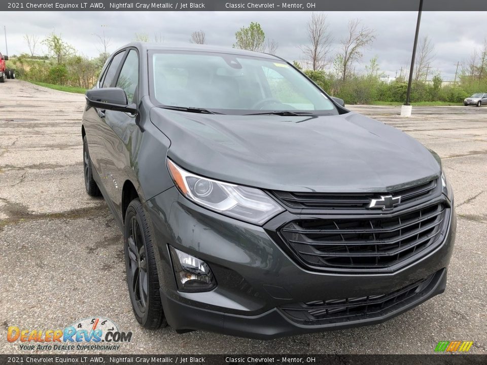 2021 Chevrolet Equinox LT AWD Nightfall Gray Metallic / Jet Black Photo #2