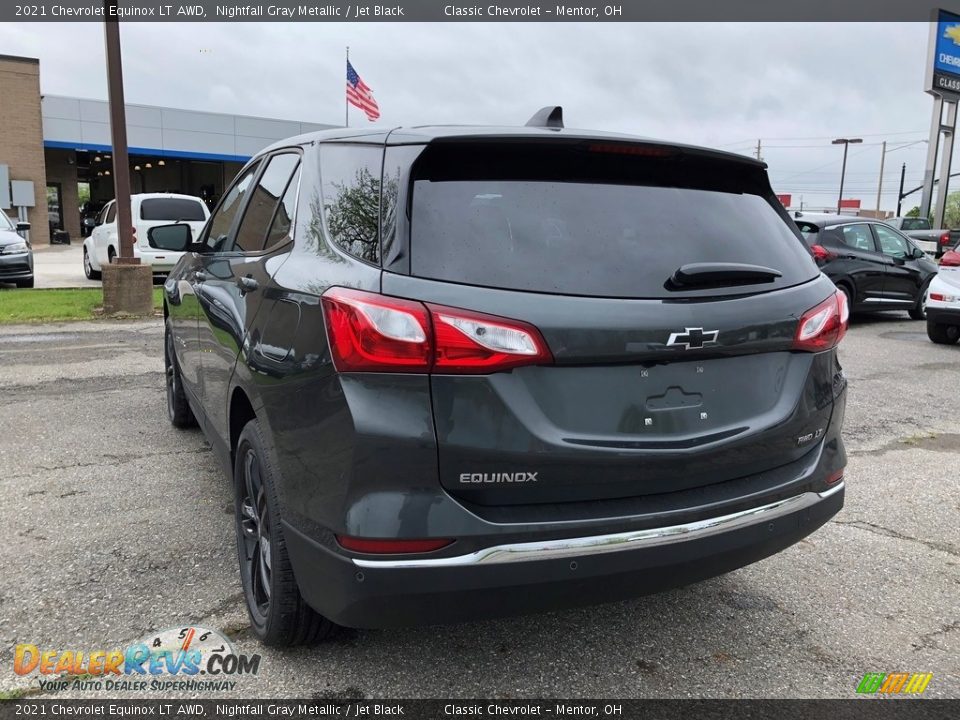 2021 Chevrolet Equinox LT AWD Nightfall Gray Metallic / Jet Black Photo #4