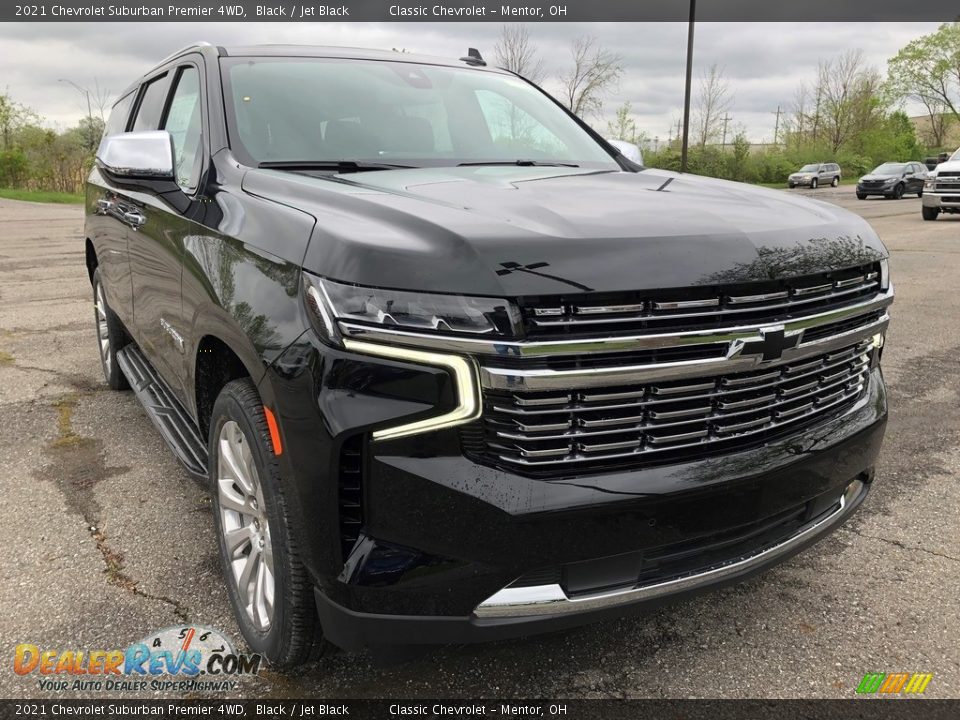 2021 Chevrolet Suburban Premier 4WD Black / Jet Black Photo #2