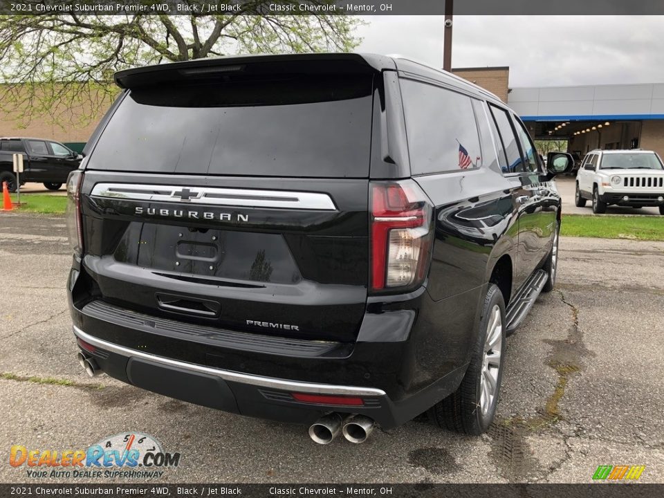 2021 Chevrolet Suburban Premier 4WD Black / Jet Black Photo #3