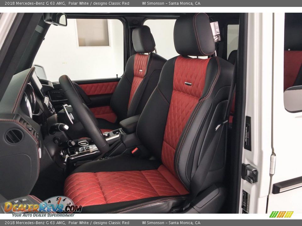 Front Seat of 2018 Mercedes-Benz G 63 AMG Photo #14
