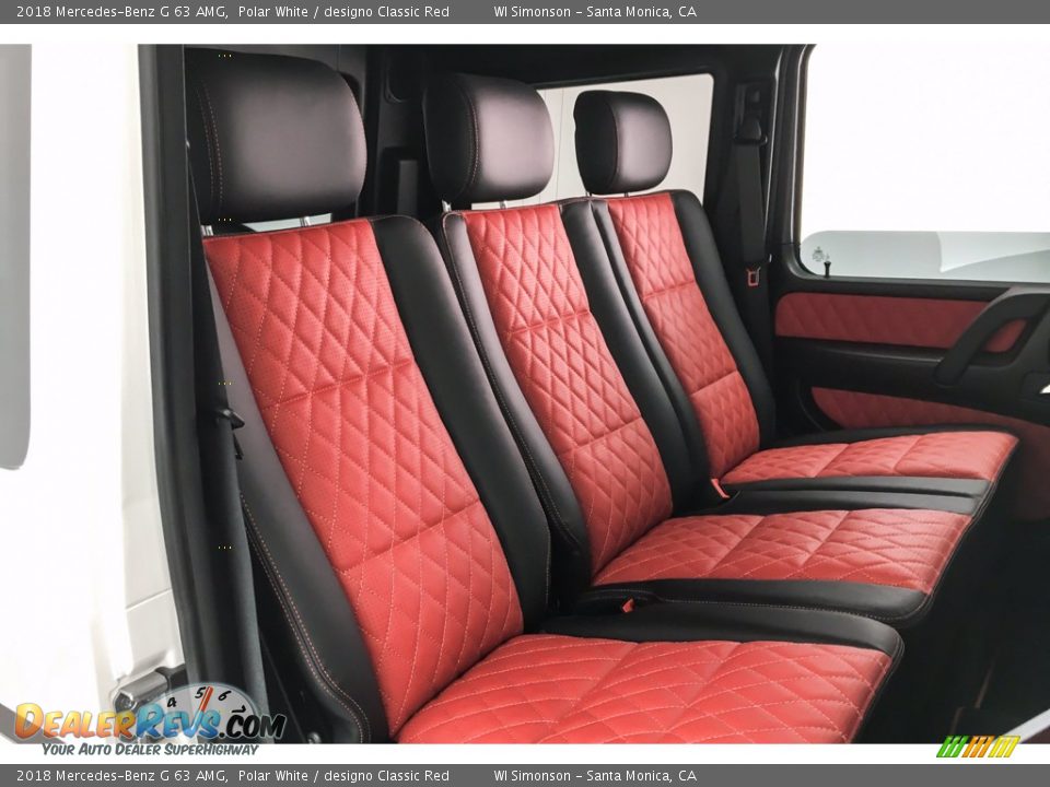 Rear Seat of 2018 Mercedes-Benz G 63 AMG Photo #15