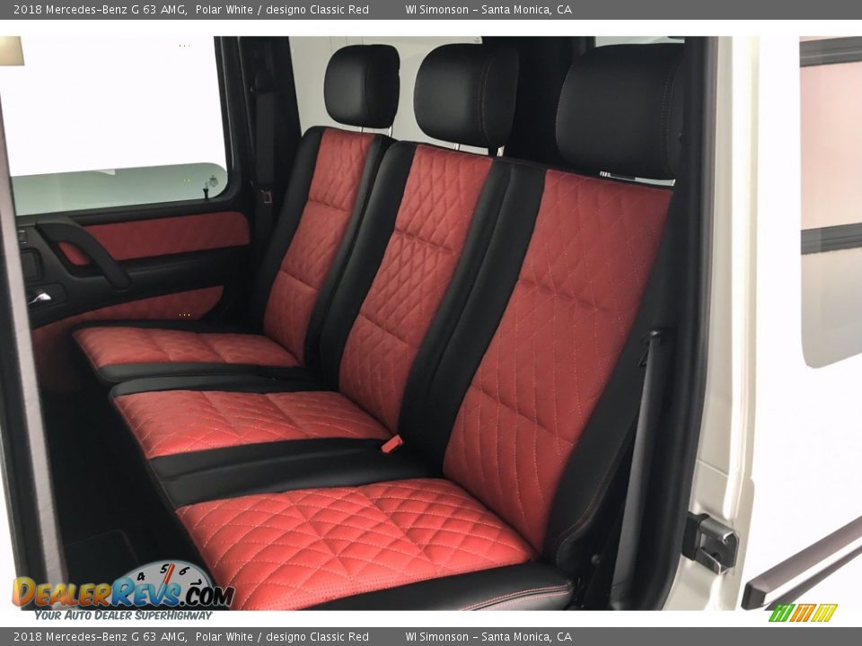 Rear Seat of 2018 Mercedes-Benz G 63 AMG Photo #17