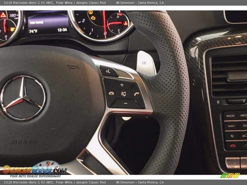 2018 Mercedes-Benz G 63 AMG Steering Wheel Photo #19