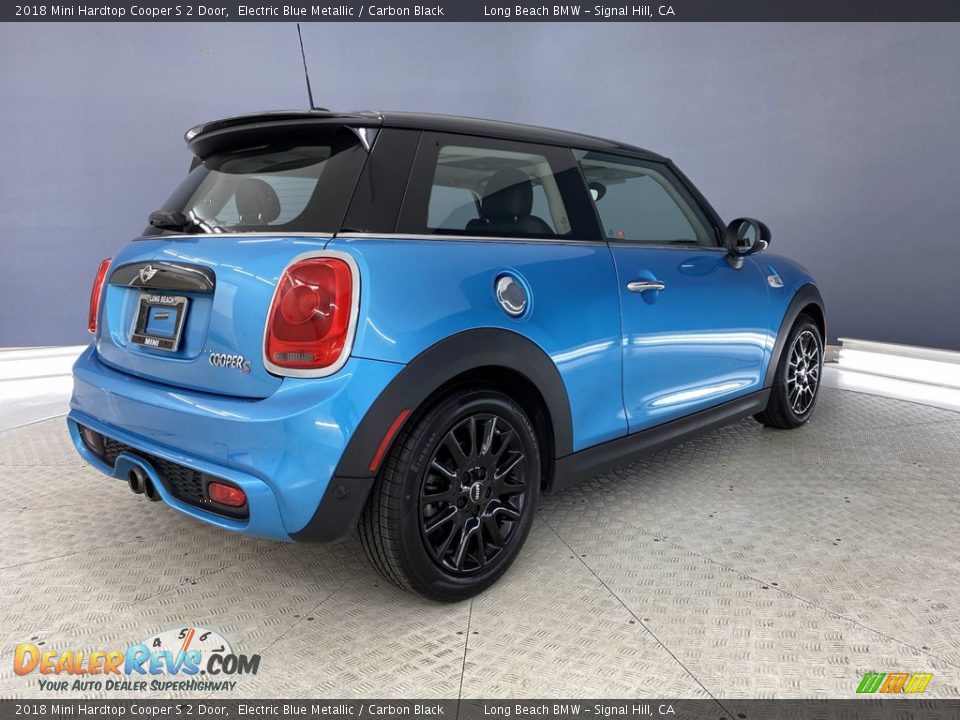 2018 Mini Hardtop Cooper S 2 Door Electric Blue Metallic / Carbon Black Photo #5