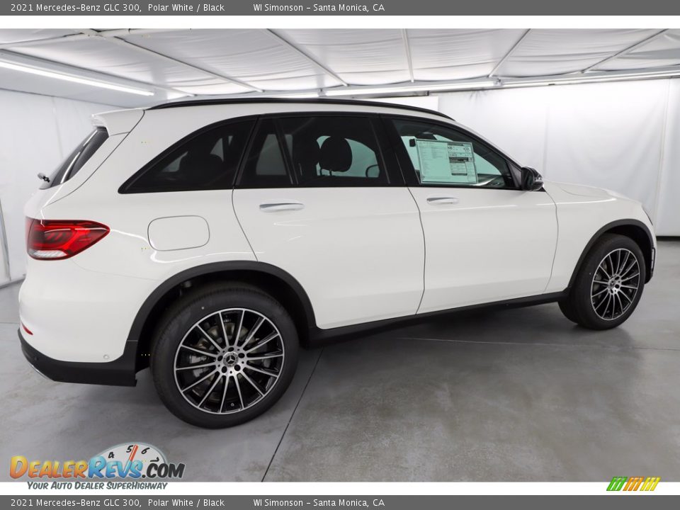 2021 Mercedes-Benz GLC 300 Polar White / Black Photo #3