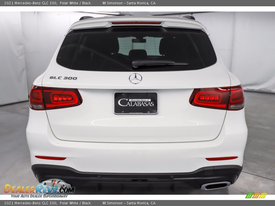 2021 Mercedes-Benz GLC 300 Polar White / Black Photo #4