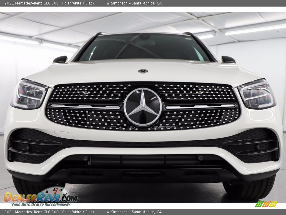 2021 Mercedes-Benz GLC 300 Polar White / Black Photo #7