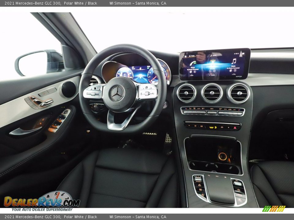 2021 Mercedes-Benz GLC 300 Polar White / Black Photo #14