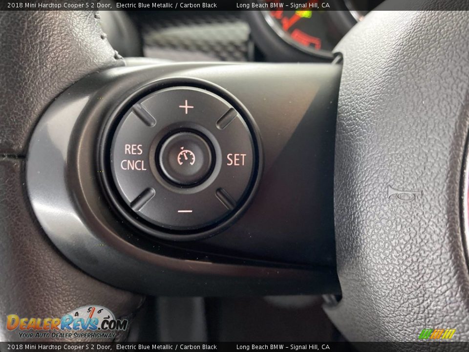 2018 Mini Hardtop Cooper S 2 Door Electric Blue Metallic / Carbon Black Photo #19