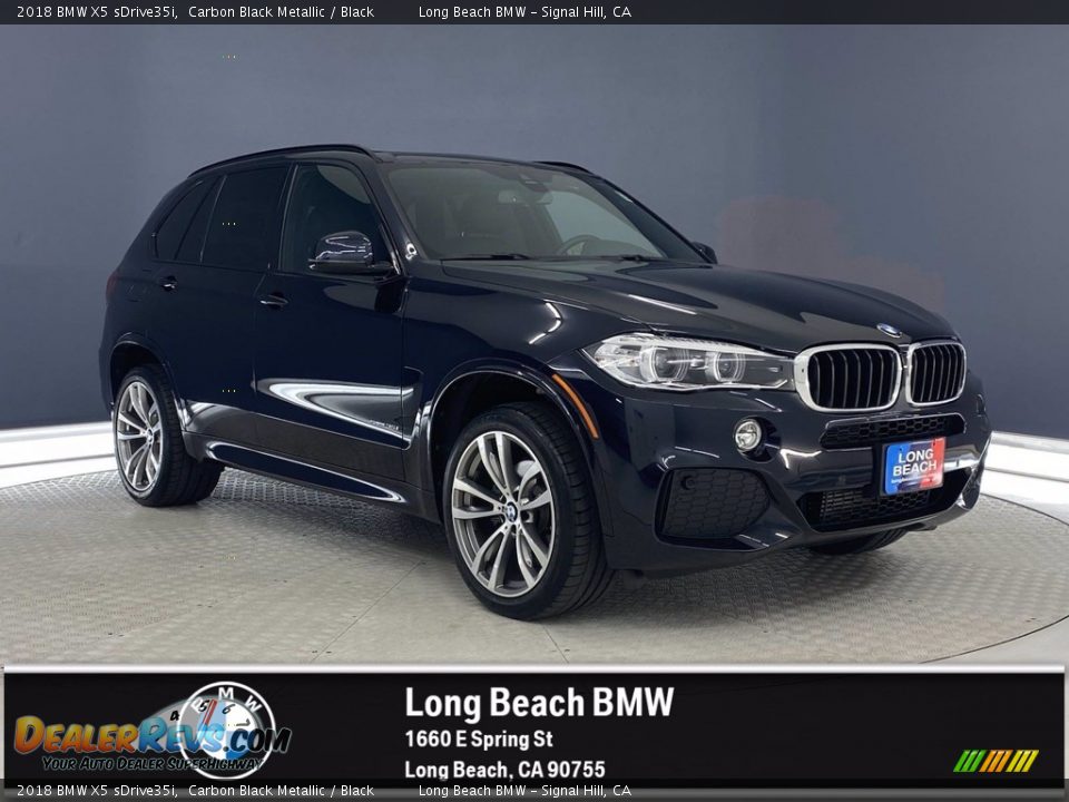 2018 BMW X5 sDrive35i Carbon Black Metallic / Black Photo #1